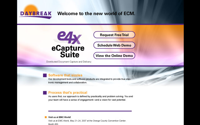 Screen capture showing full page