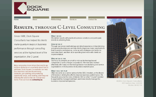 Screen capture showing full page